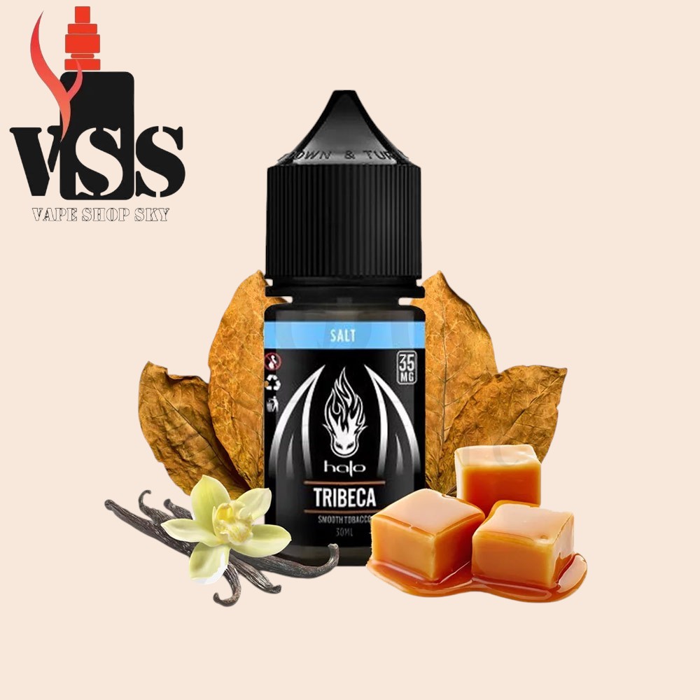 tribeca smooth tobacco Halo Ultra Salts - 30ml Halo Tribeca Smooth Tobacco Freebase