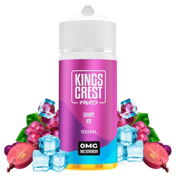 King Crest Grape Ice 100ml E-Liquid King Crest Grape Ice 100ml E-Liquid