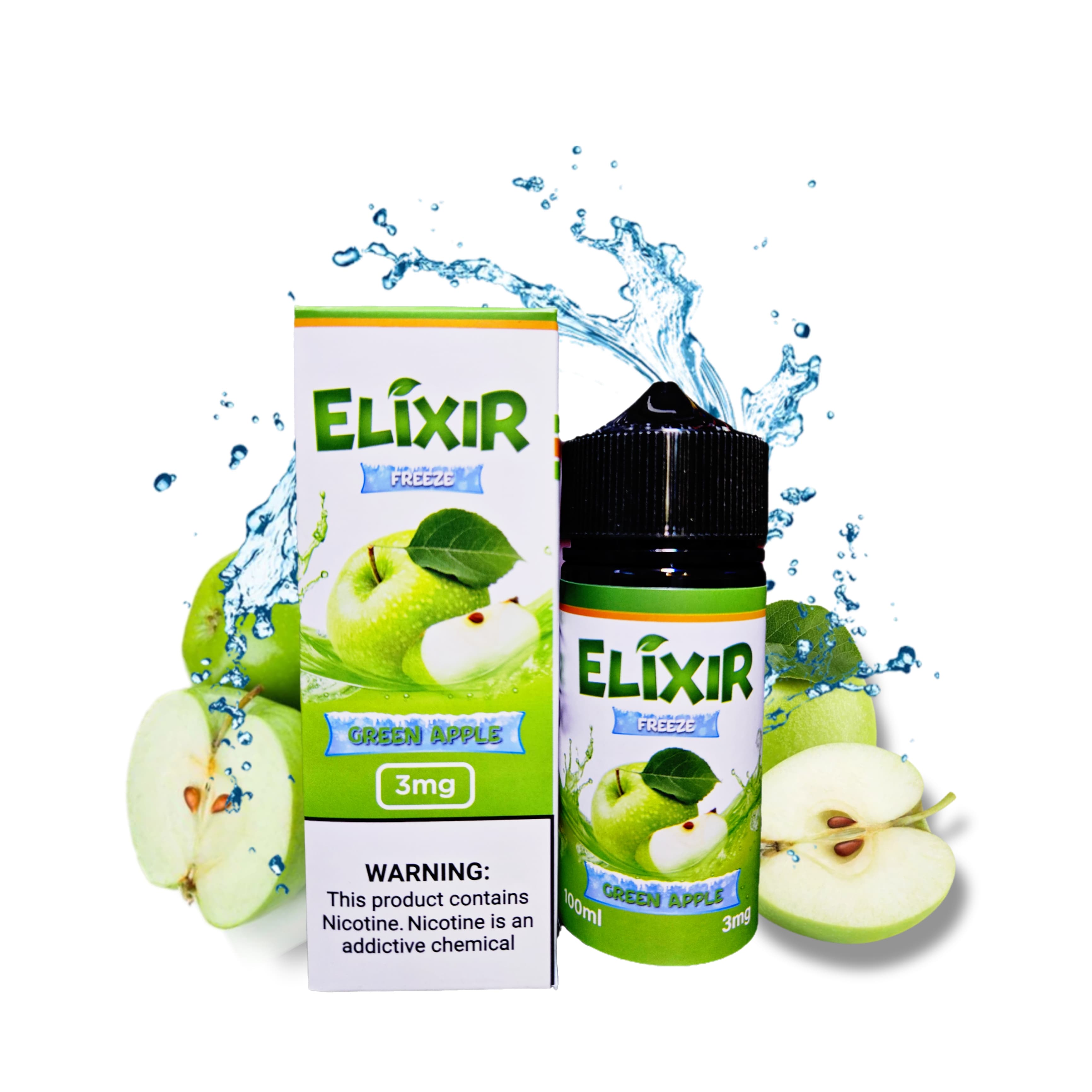 Green Apple Syrup For Drinks Skwezed Watermelon Green Apple  Evolve Vapor Green  Apple Ice - Skwezed E-juice (100 Ml) 1